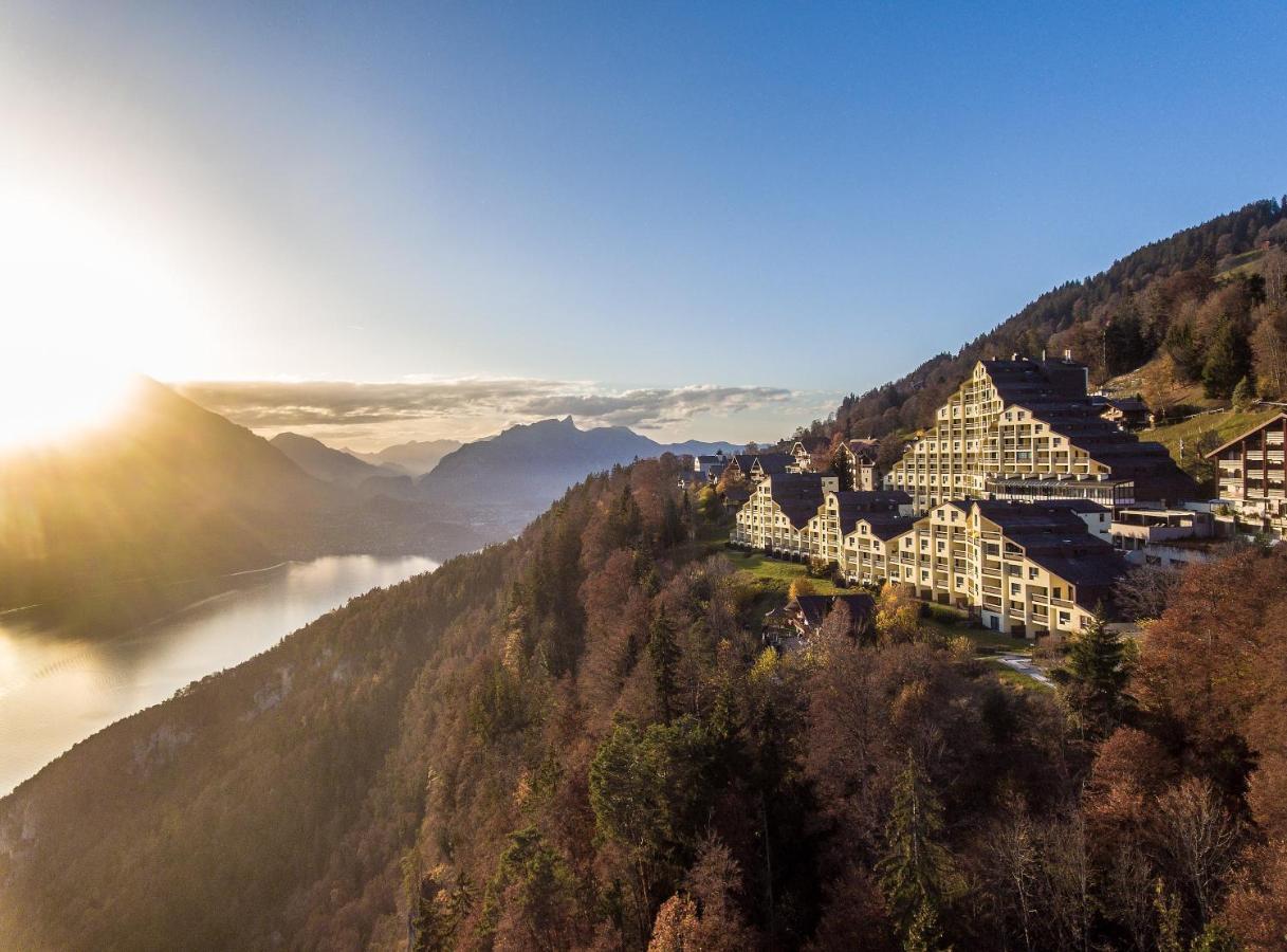 Apartment Alpenrose 2.5 Mit Mitbenutzung Spa & Wellness - Griwa Rent Ag Beatenberg Buitenkant foto